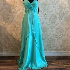 BNWT Alyce Paris chiffon gown